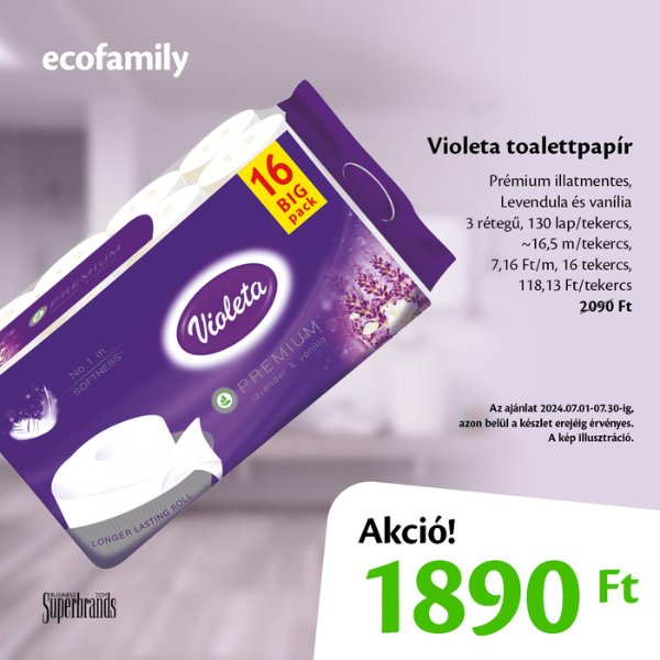 Ecofamily: Toalettpapír akció